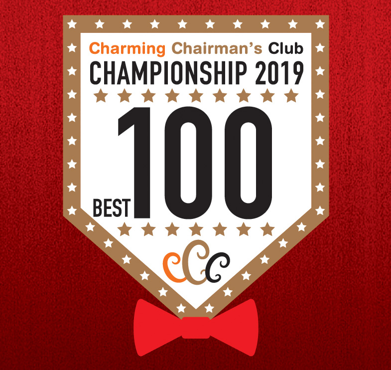 「2019 Charming Chairman 100」に選出されました！